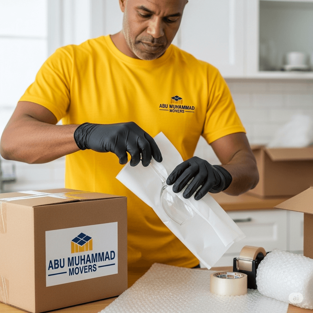 Glass packing by trusted movers in Dubai