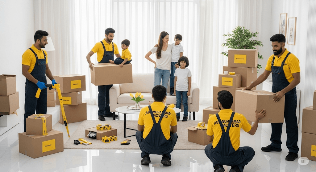 Professional packing services in Dubai for families