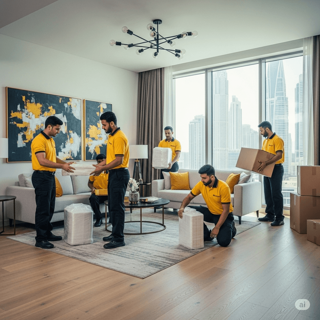 Professional packing services in Dubai for families